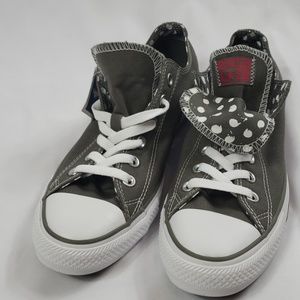 Grey Polka Dot  Converse